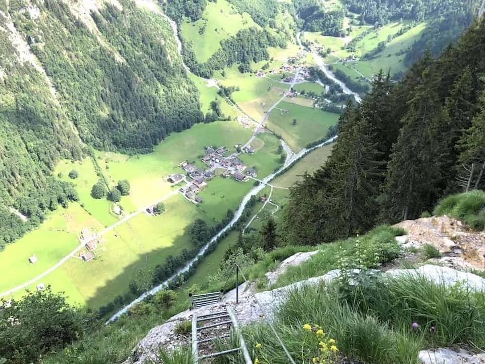 Via Ferrata Lauterbrunnen Ladder