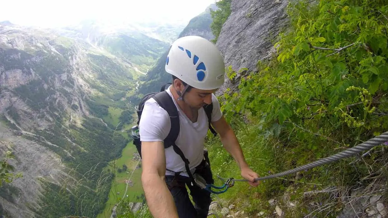 Via Ferrata Murren Gimmelwald Route Down