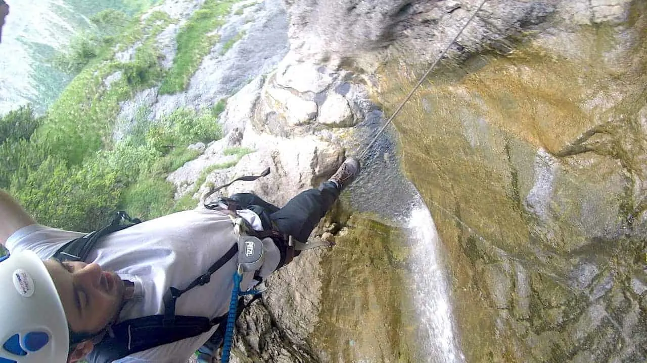 Via Ferrata Murren Gimmelwald Tight Rope