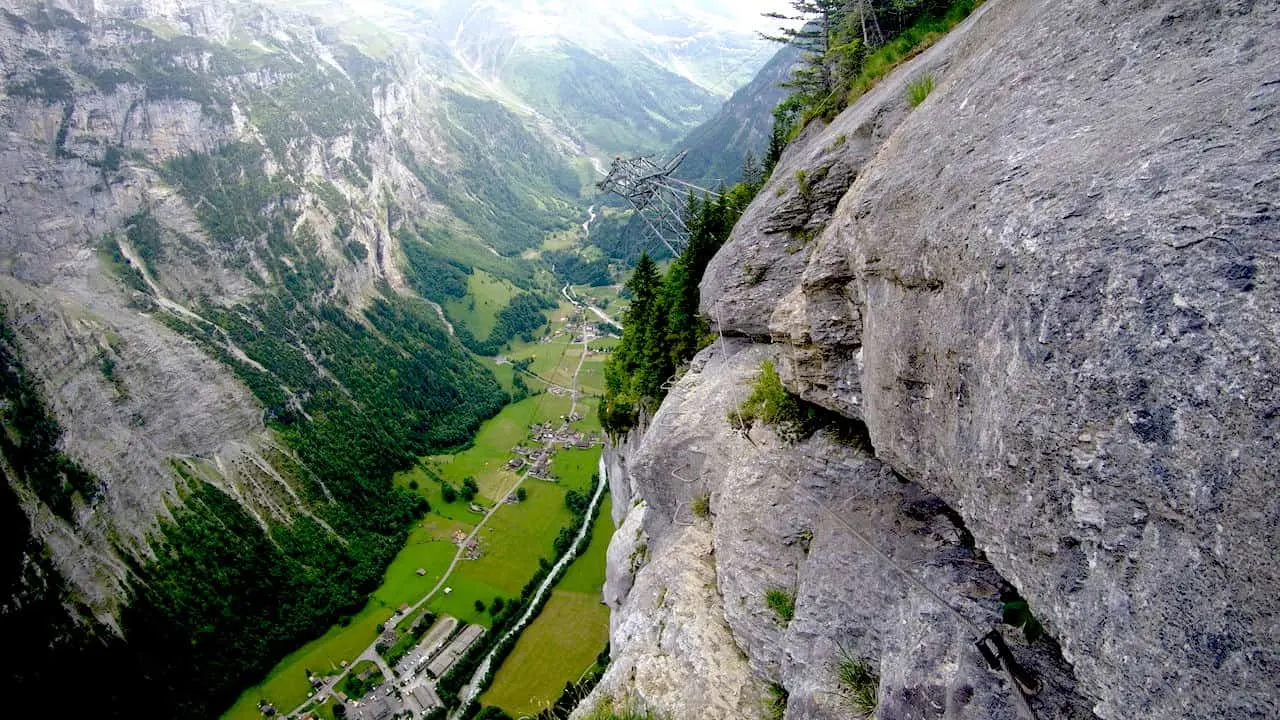 Via Ferrata Murren Gimmelwald Valley