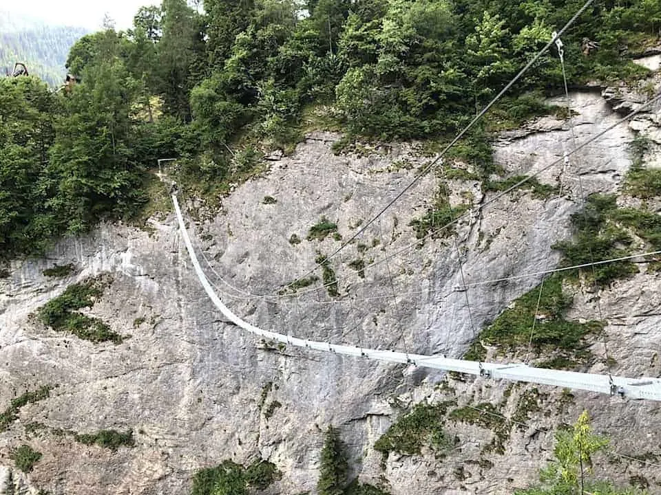 Via Ferrata Murren Suspension Bridge