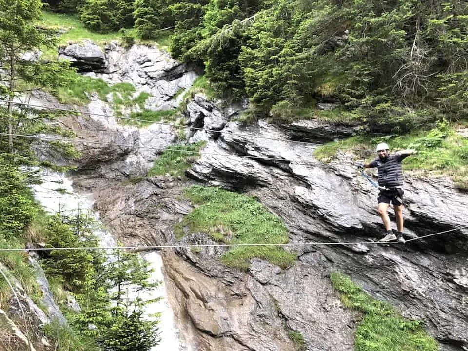 Via Ferrata Murren Tightrope