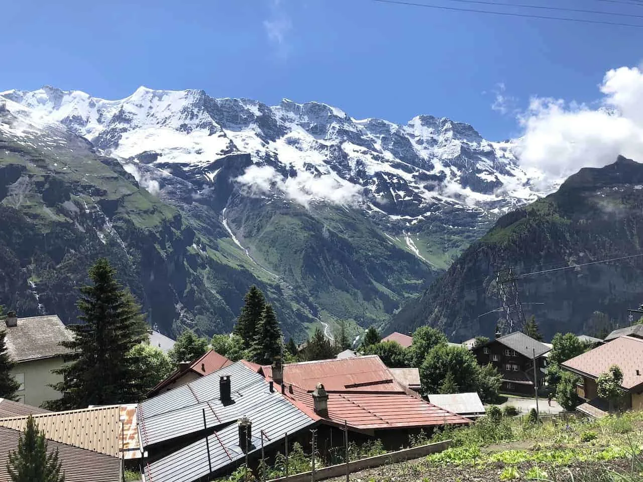 Murren Town Mountain