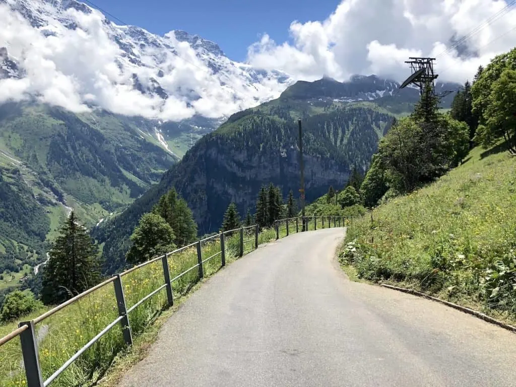 Murren to Gimmelwald Path