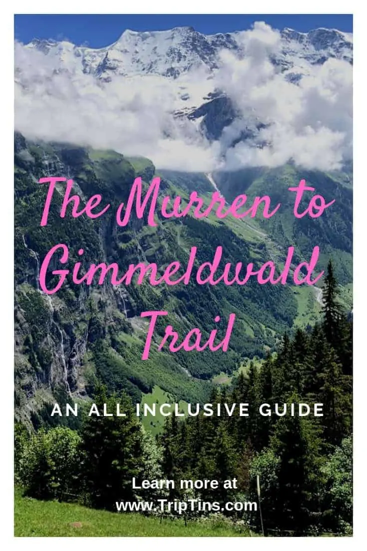 The Murren to Gimmeldwald Trail