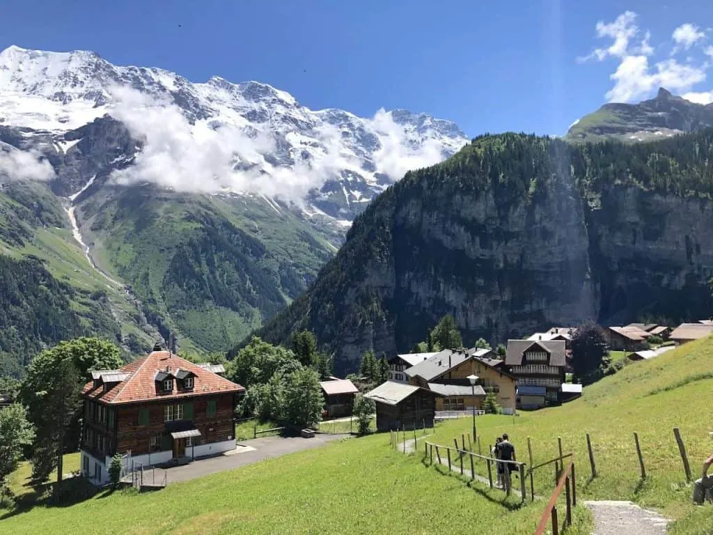 Town of Gimmeldwald Switzerland