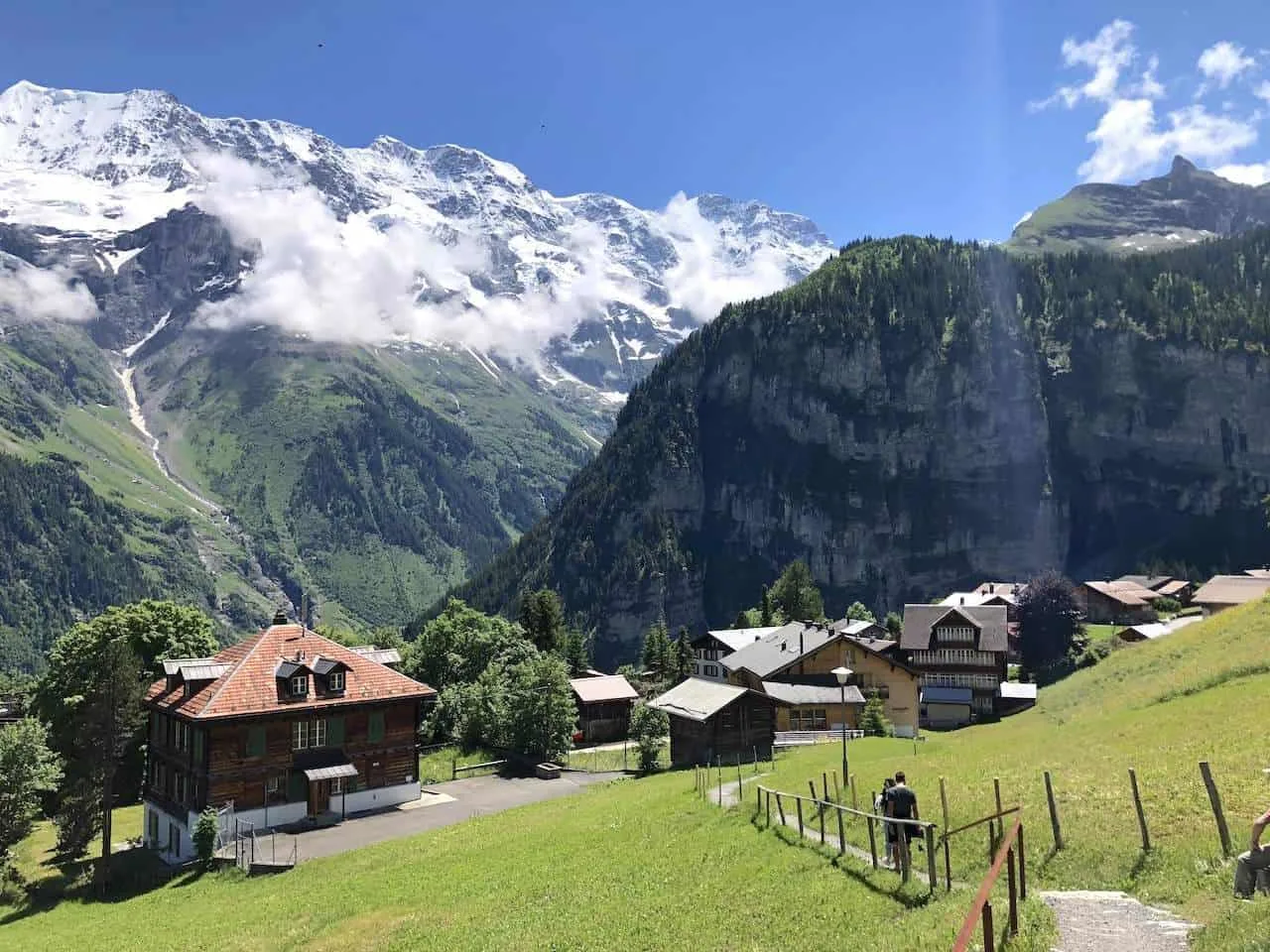 Town of Gimmeldwald Switzerland