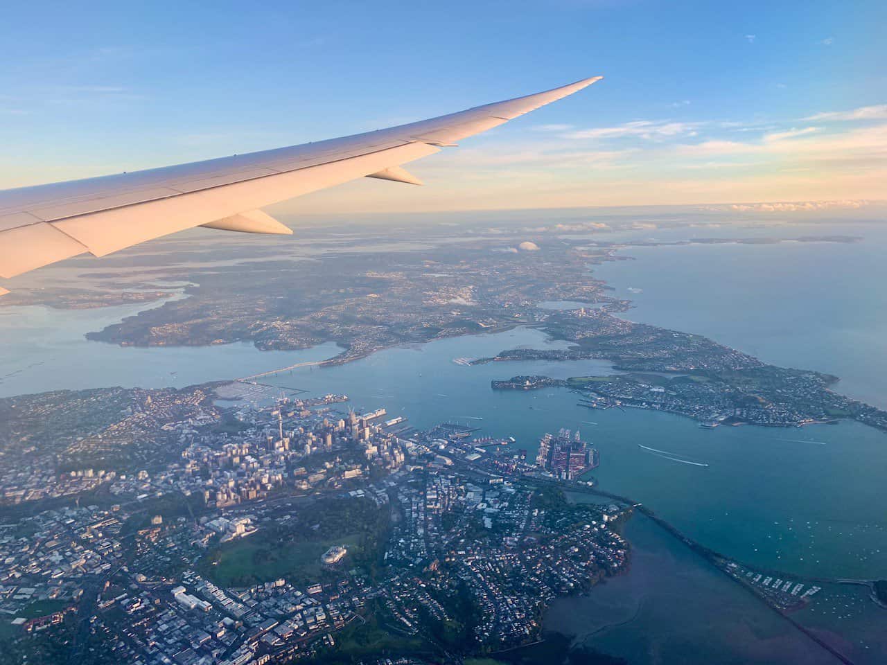 Auckland from Plane