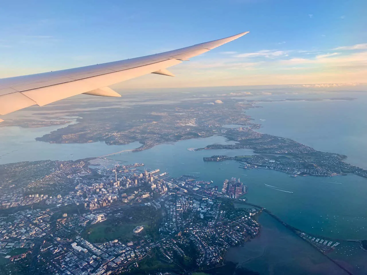 Auckland from Plane