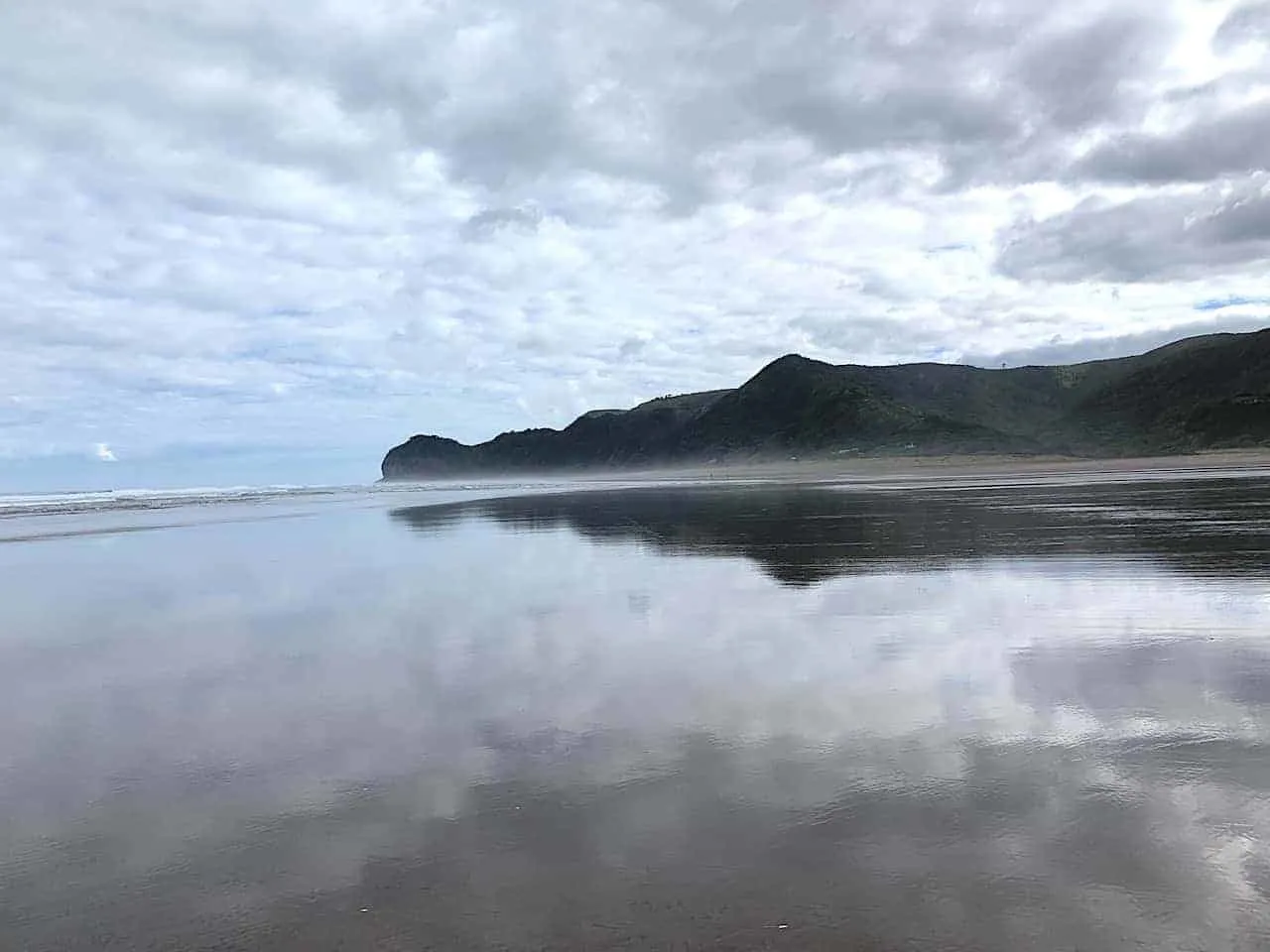 Piha Beach Reflection