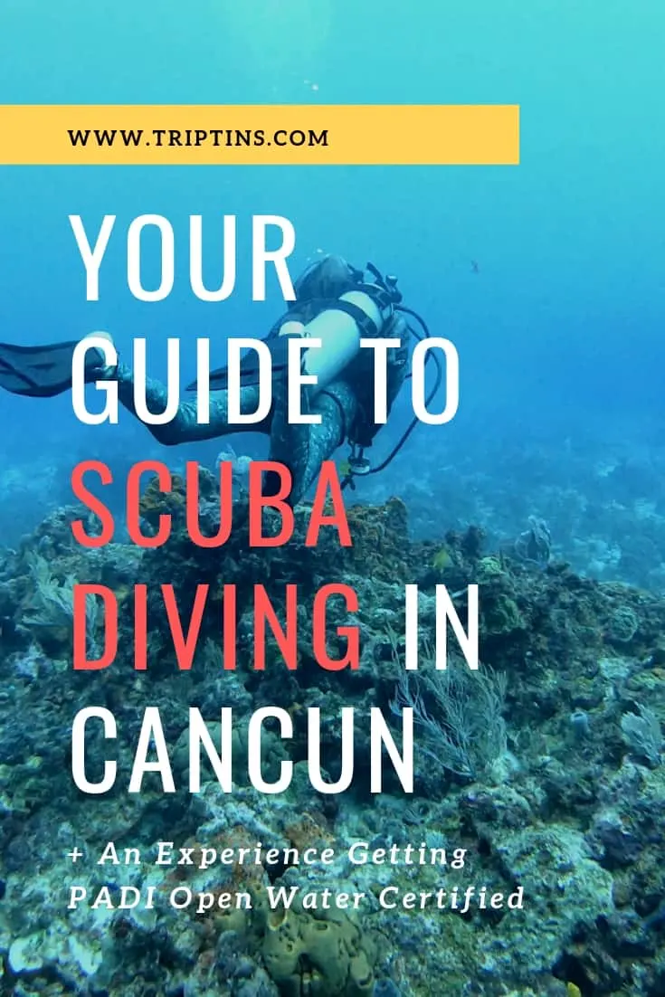 scuba diving in cancun