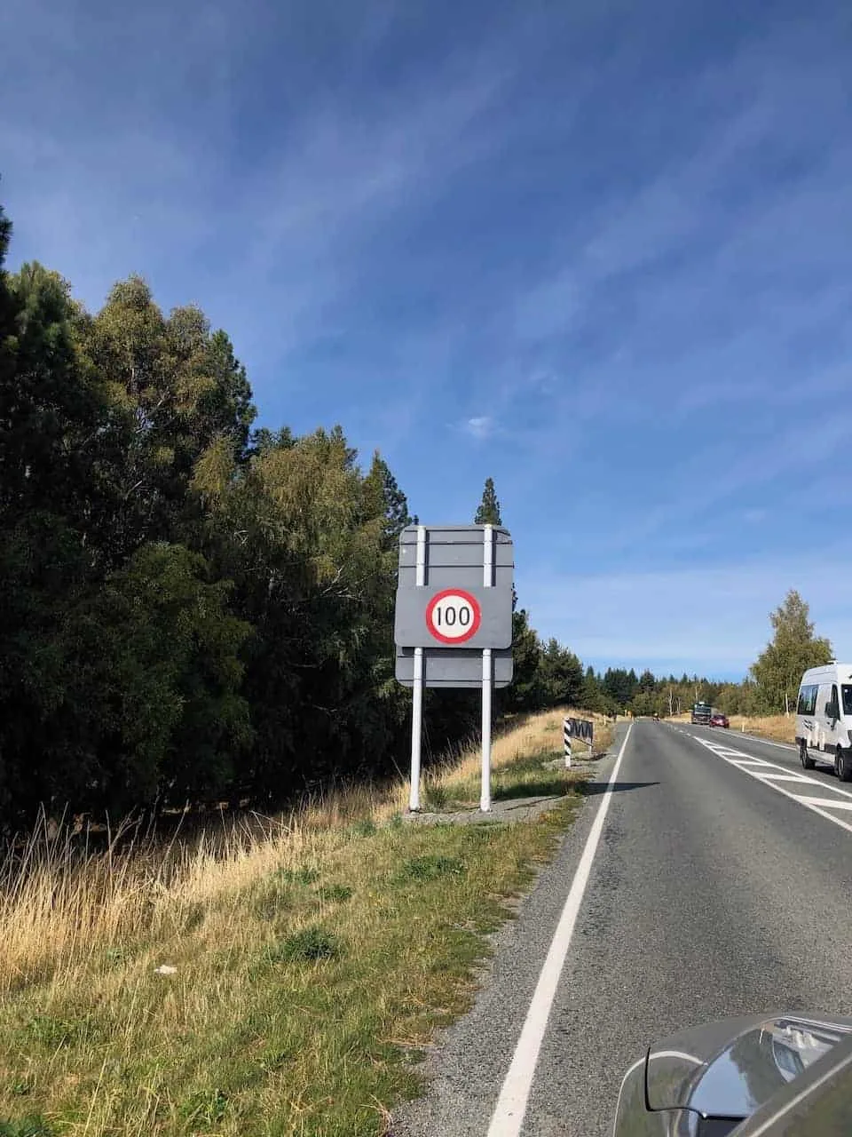 100 KMH Speed Limit NZ