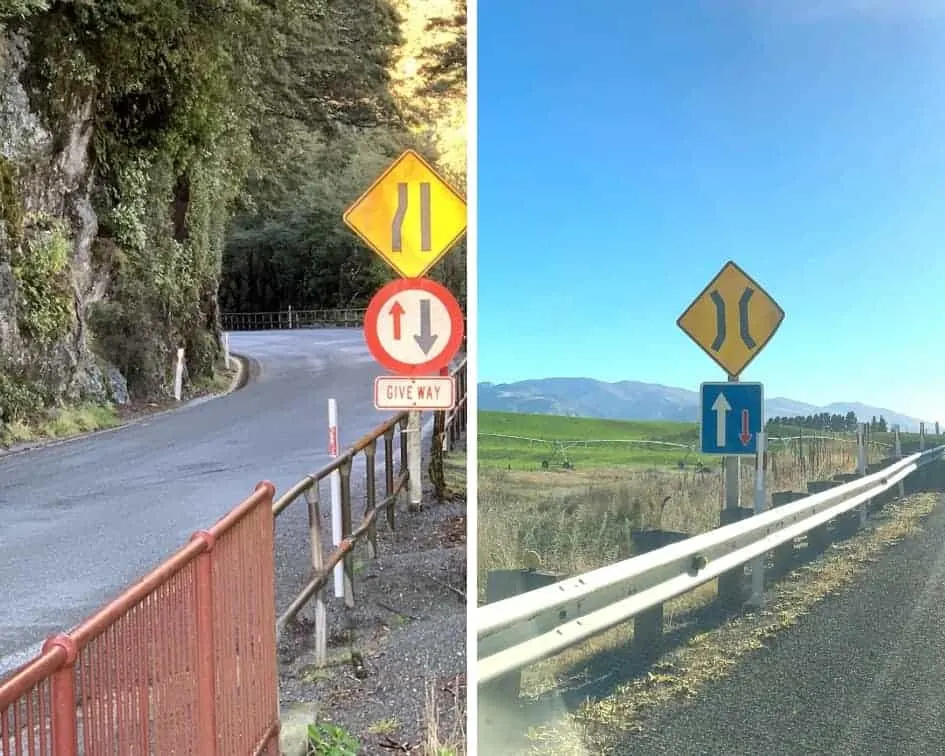 New Zealand One Lane Bridge