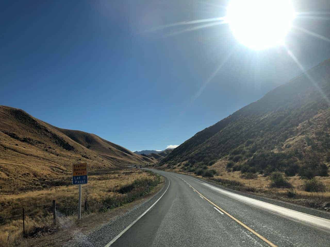 New Zealand Sun Driving