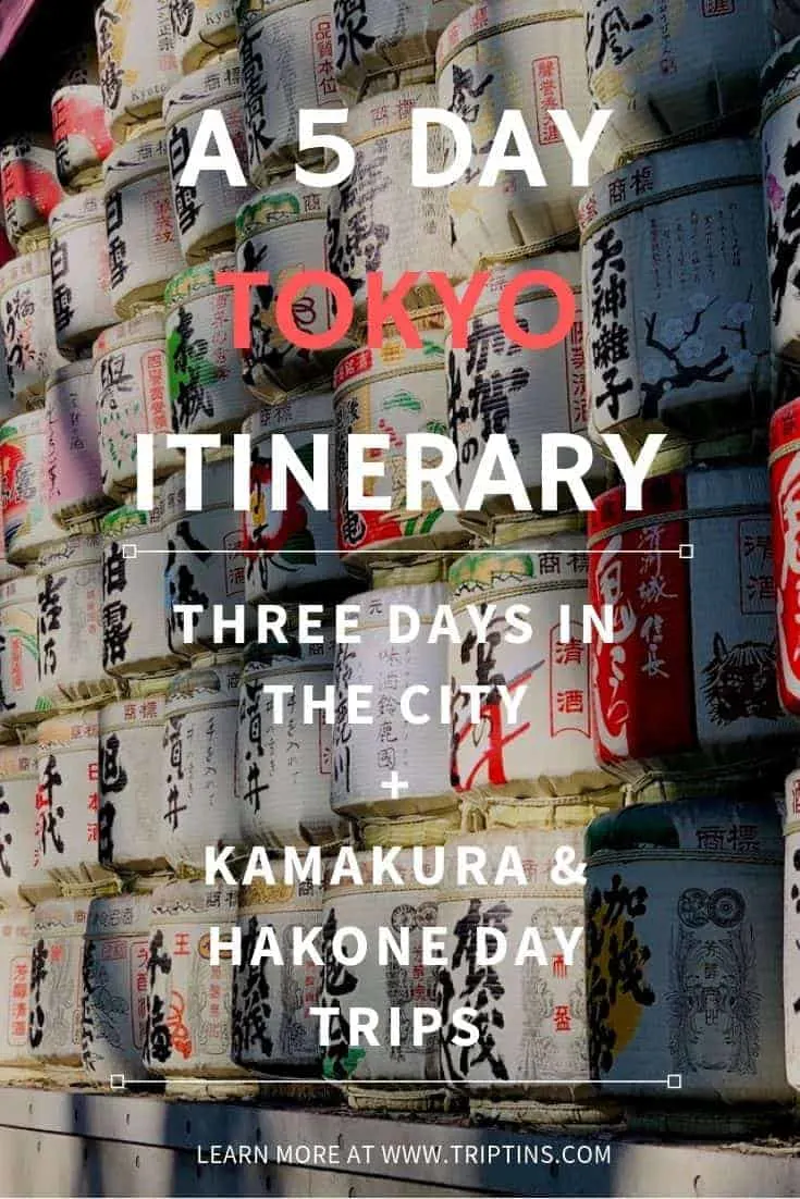 5 Days Tokyo Itinerary