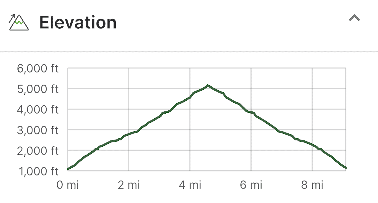 Roys Peak Elevation Map