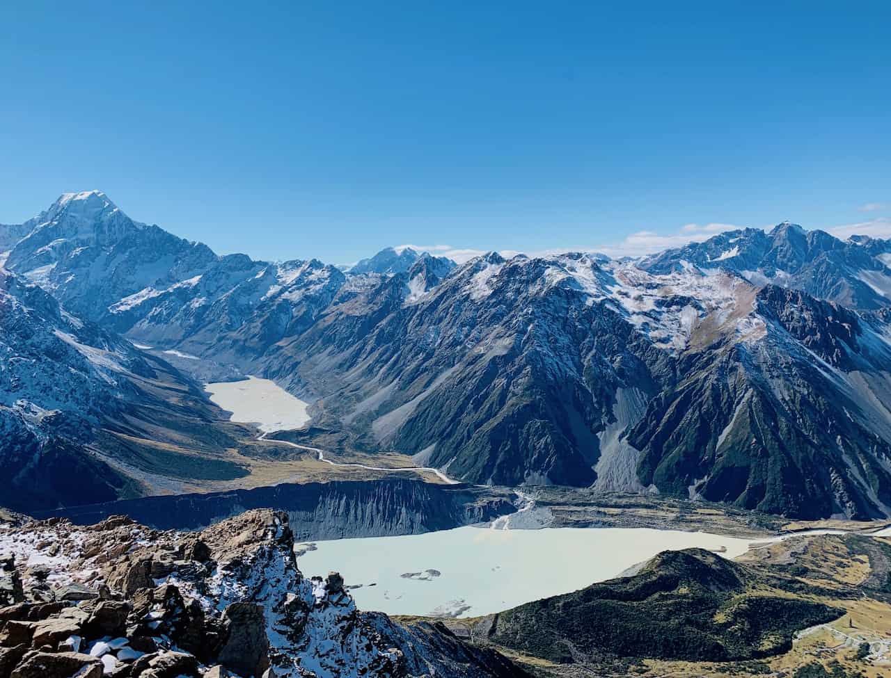 Mt Cook Lakes Mueller Hut