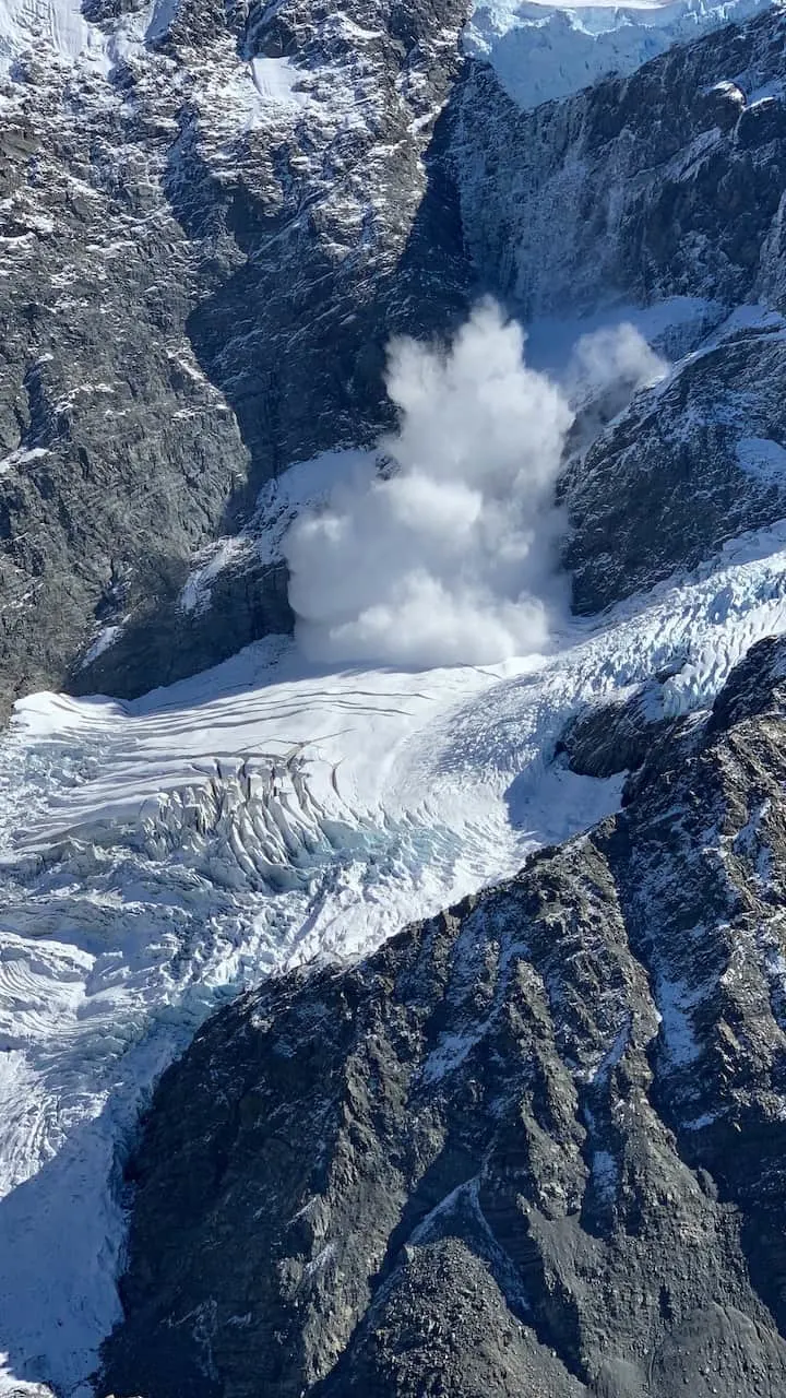 Mueller Hut Avalanche