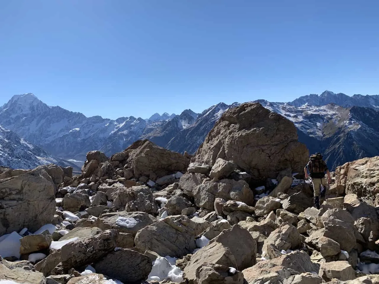 Mueller Hut Rock Path