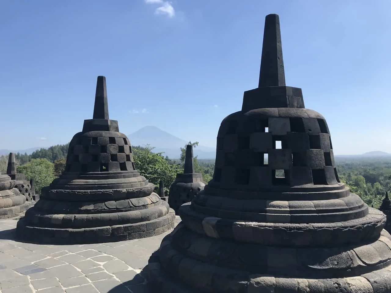 Borobudur Temple Stupas