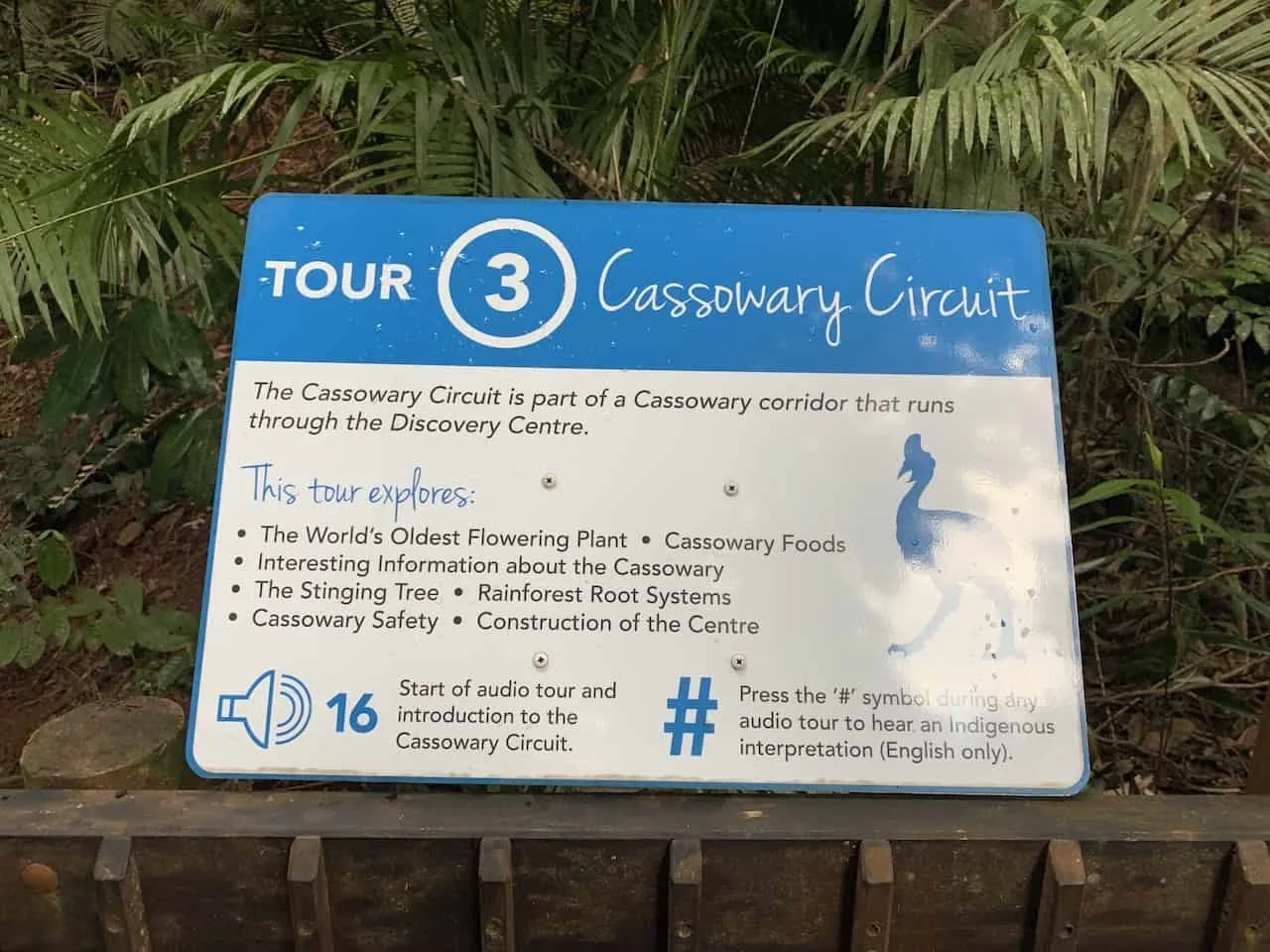 Cassowary Circuit Sign