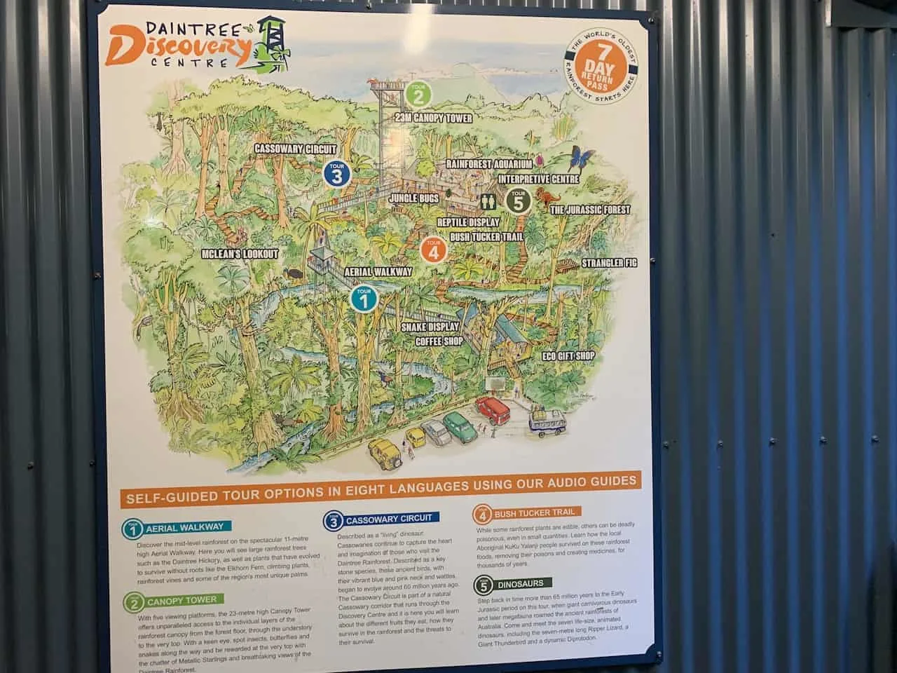Daintree Discovery Centre Map
