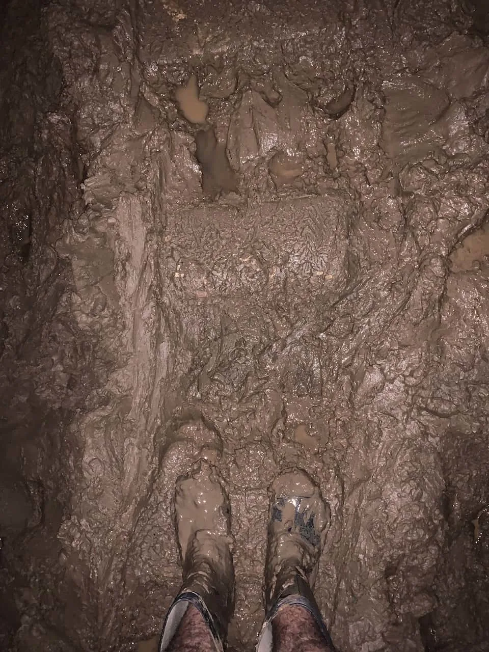 Goa Jomblang Muddy Path