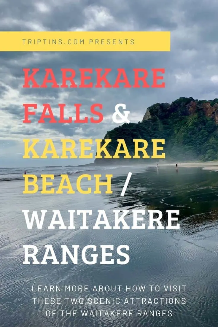 Karekare Beach and Karekare Falls