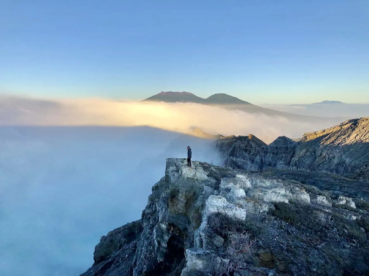 Ijen Volcano Clouds