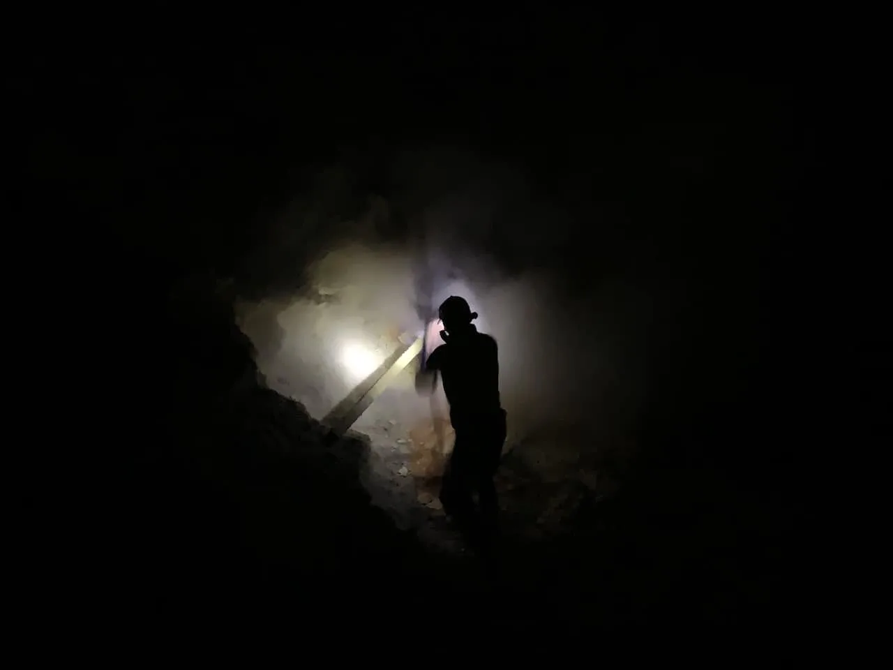 Ijen Volcano Sulphur