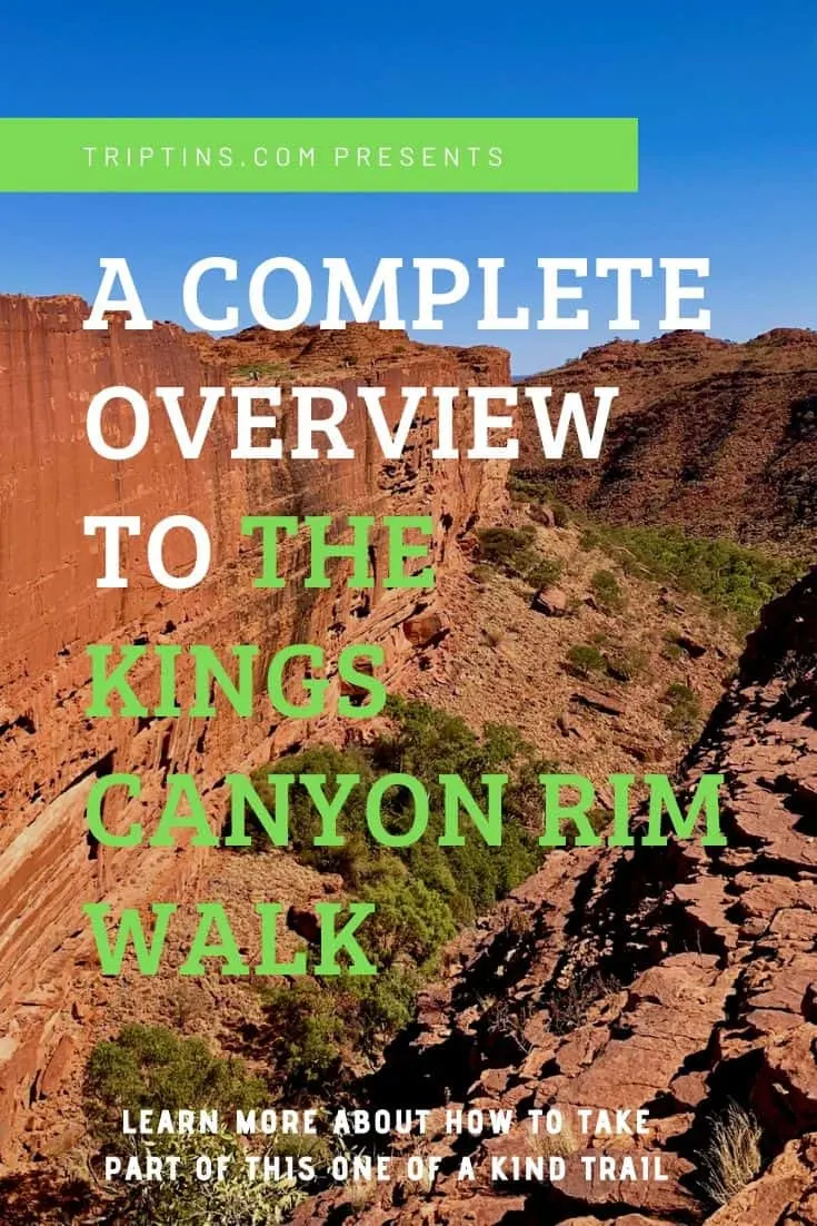 Kings canyon walks outlet map