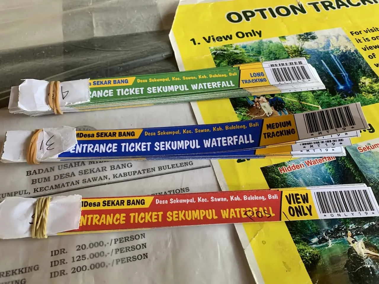 Sekumpul Entrance Tickets