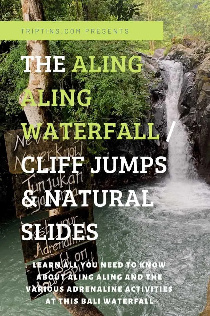 Aling Aling Waterfall Bali Indonesia