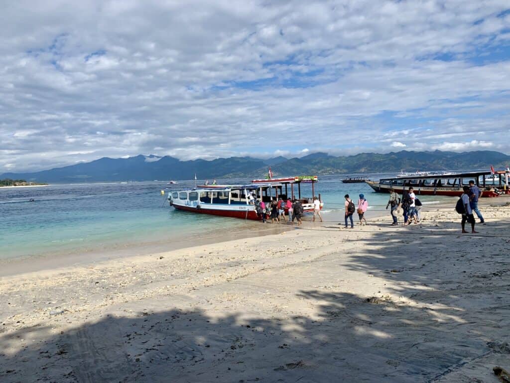 Gili to Lombok Boat