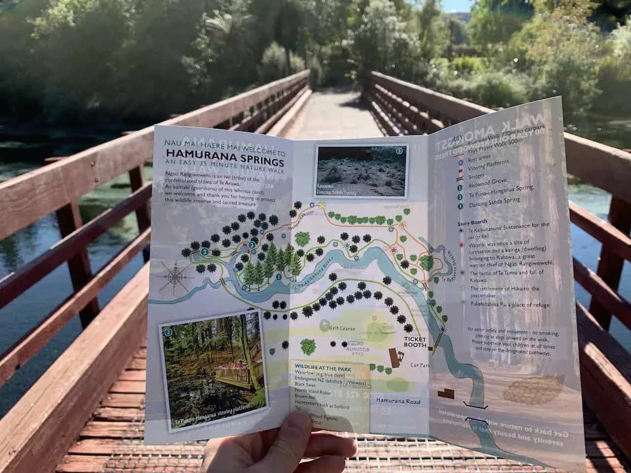 Hamurana Springs Map