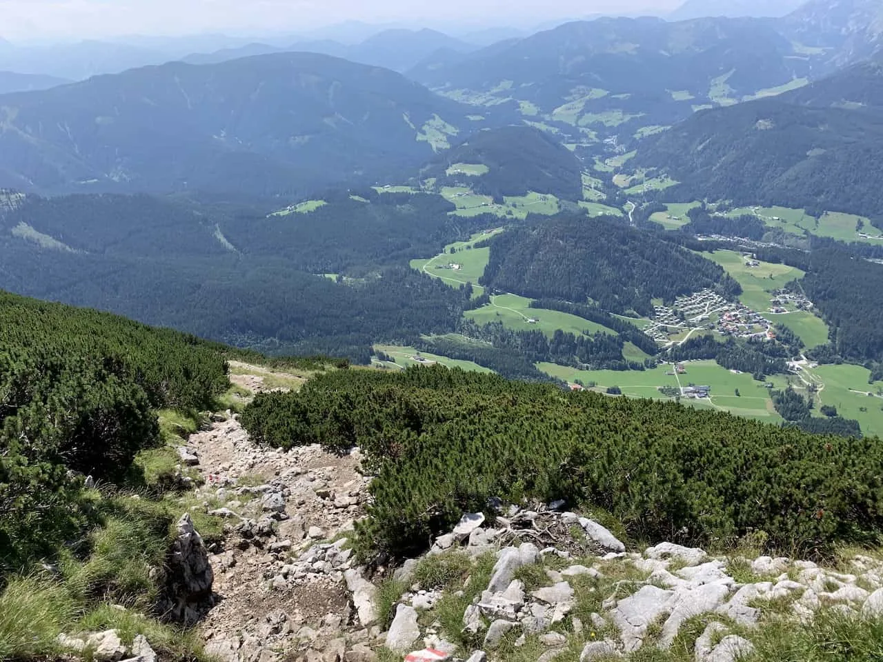 Donnerkogel Hike Down