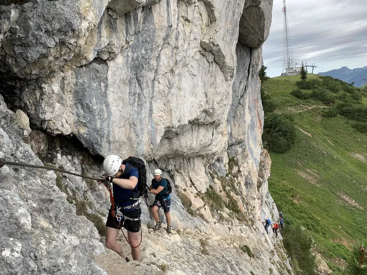 Start of Klettersteig