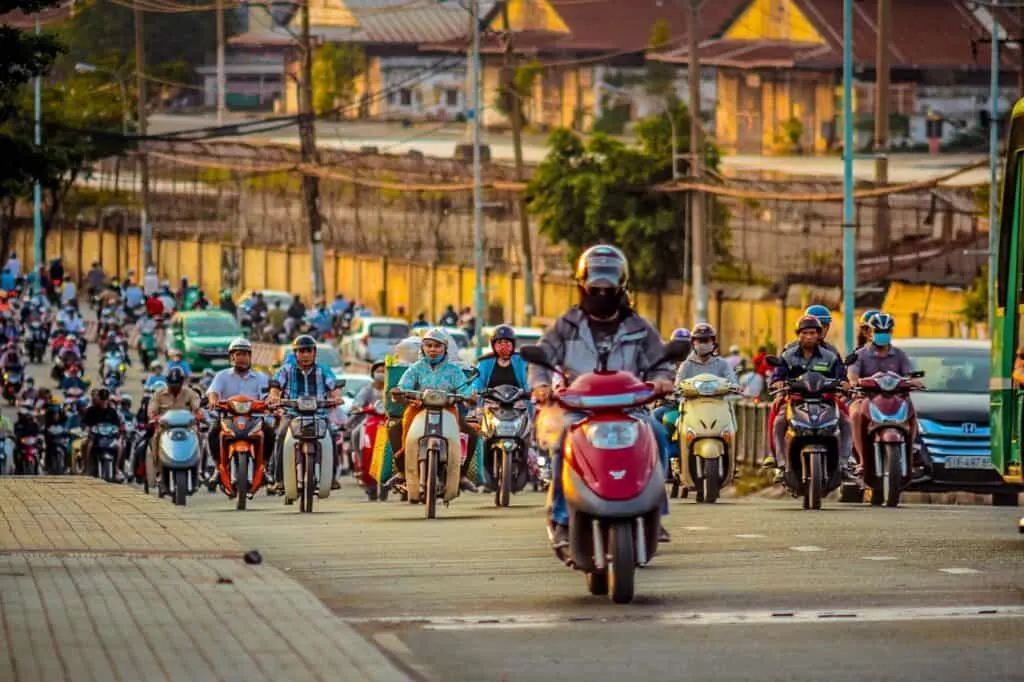 Vietnam Crossing Street