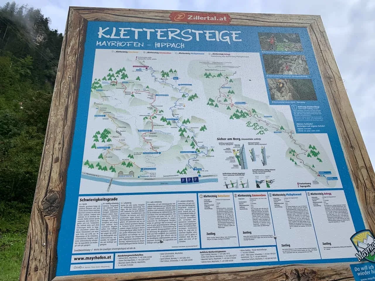 Mayrhofen Klettersteig Routes