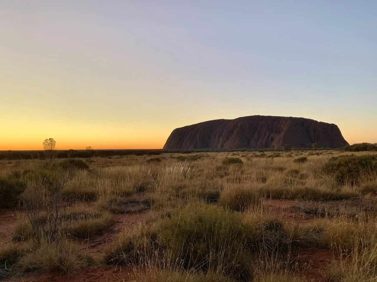 Uluru Sunrise at Sunset Spot