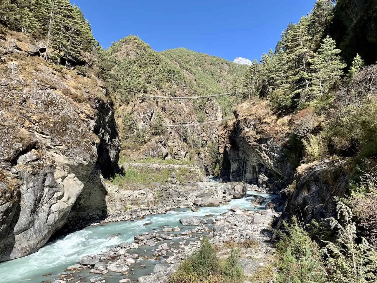 Everest Base Camp Trek Double Suspension Bridge