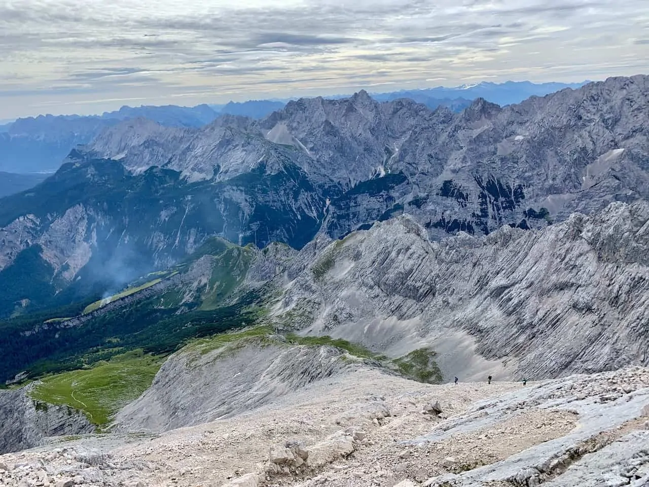 Hike Down Alpspitze