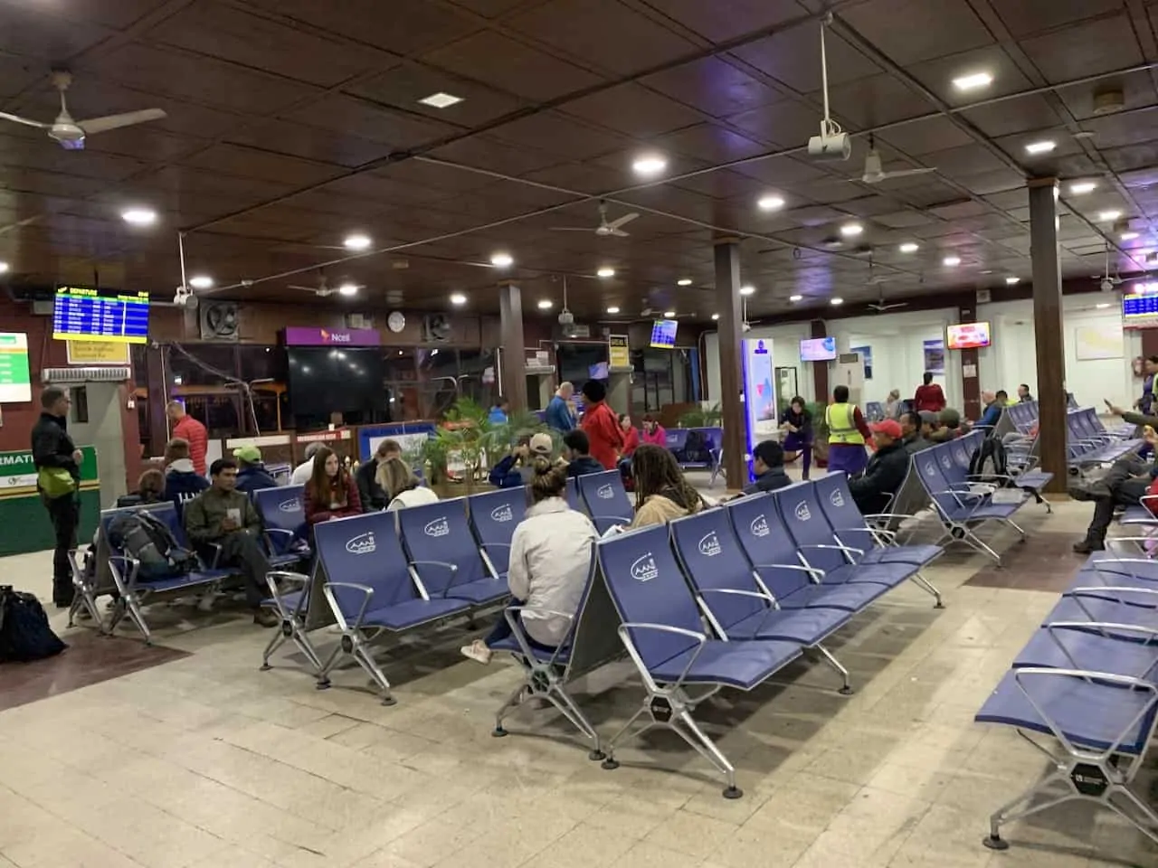 Kathmandu Airport Waiting Room