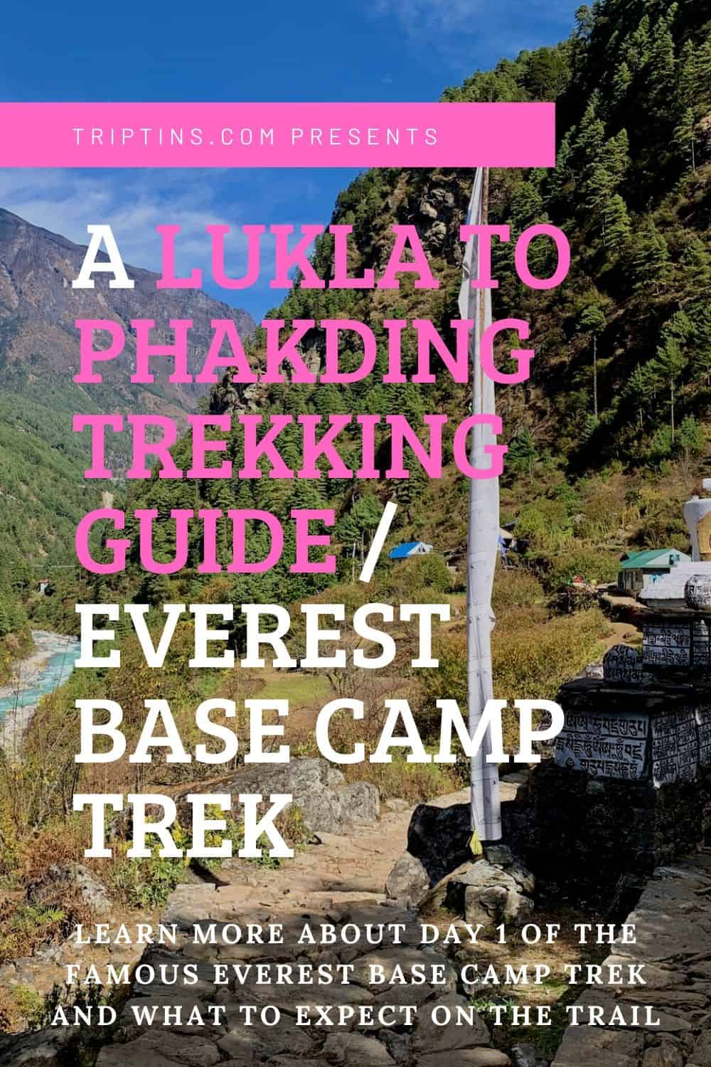 Lukla to Phakding Everest Base Camp Trek