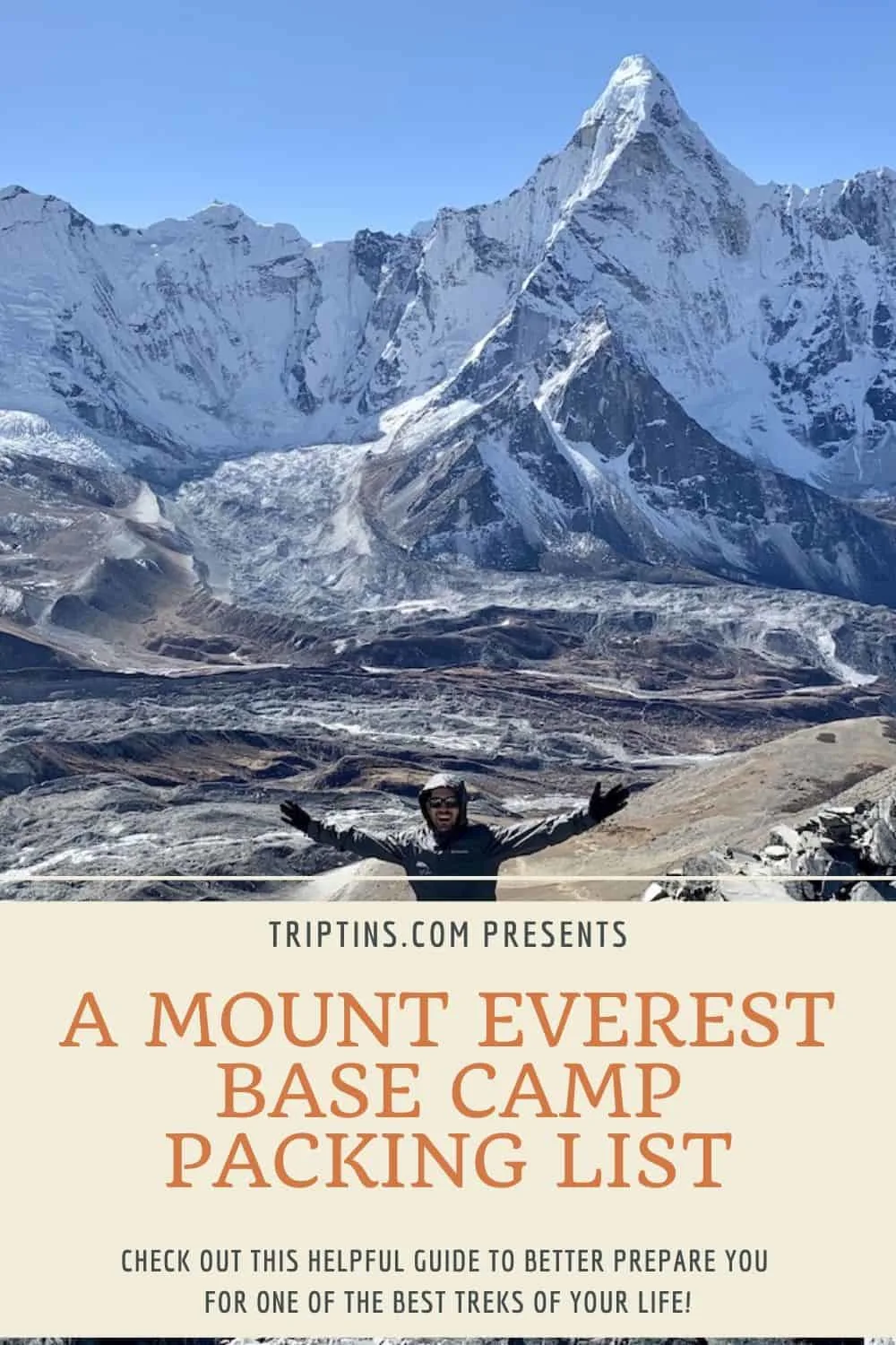 Mount Everest Base Camp Packing List