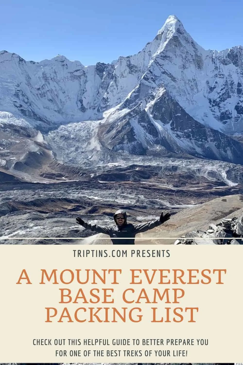 Mount everest base camp packing list sale