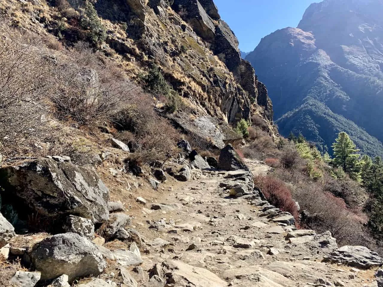 Namche Bazaar to Tengboche Rocky Path