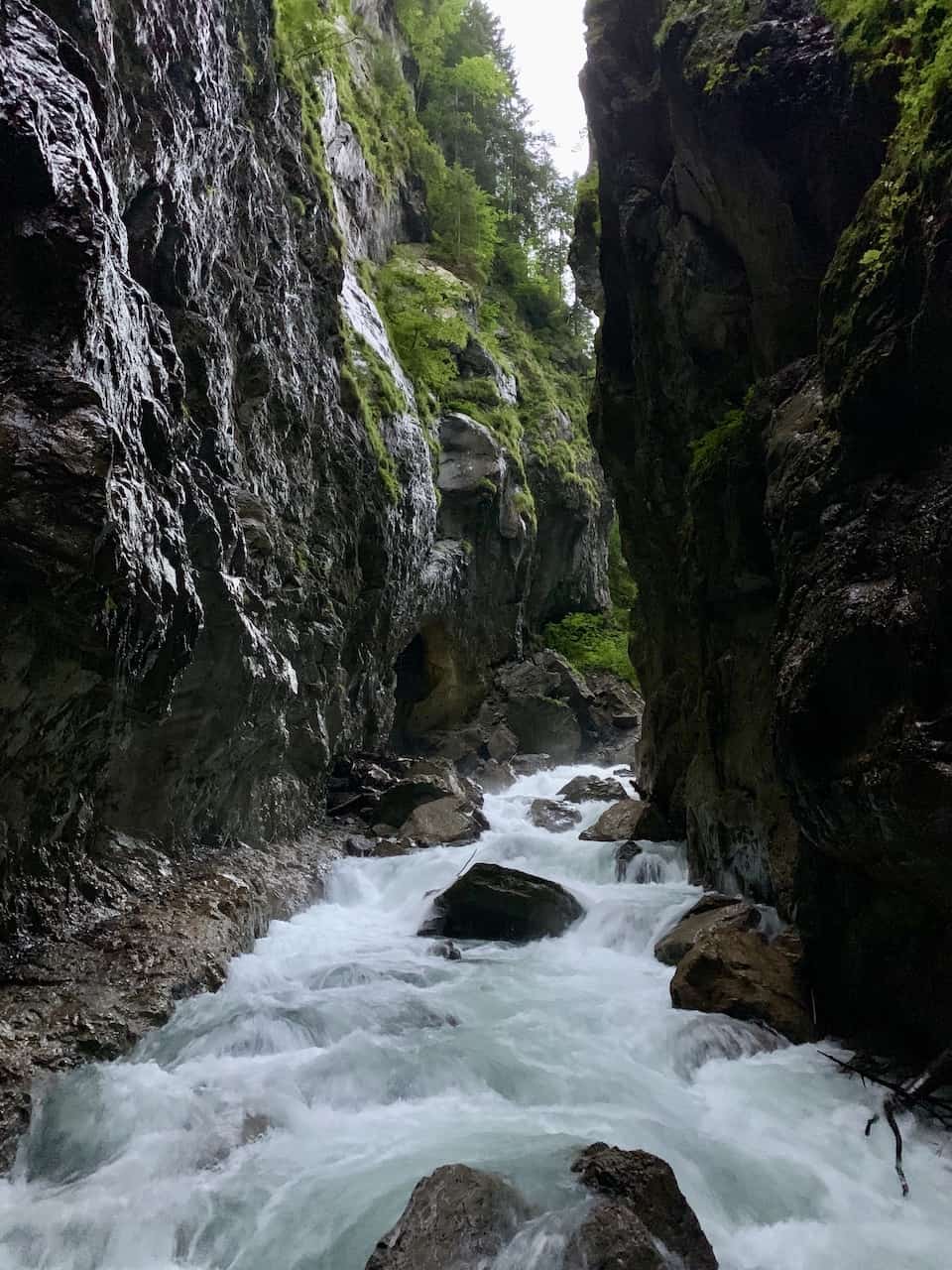 Partnachklamm Gorge River