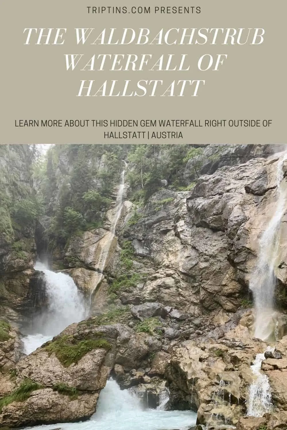Waldbachstrub Waterfall Hallstatt Austria