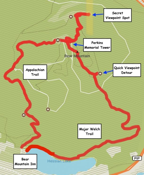 A Bear Mountain Hiking Guide Major Welch & Appalachian Loop Trail